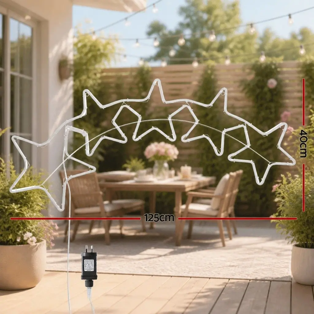 LED Christmas Rope Light Multicolour 1.25M Outdoor Decoration