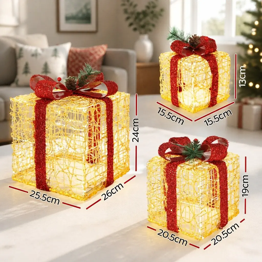 Christmas Lights Gift Box Set with 48 LED Bulbs