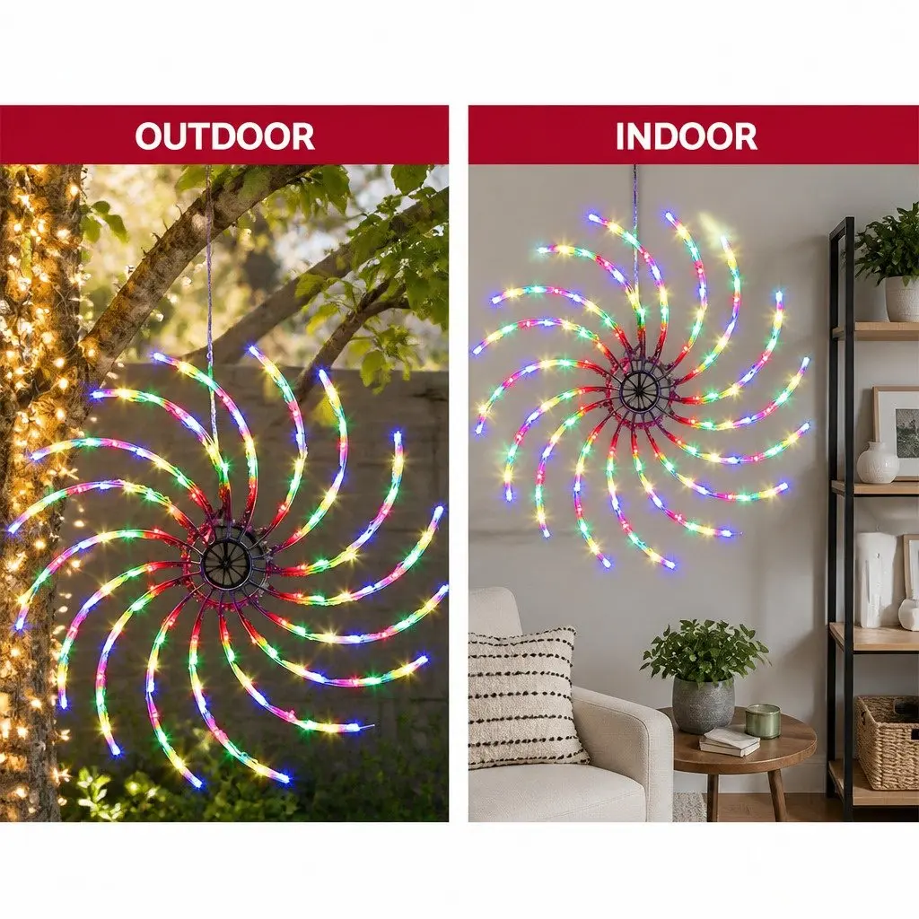 Christmas Lights LED Multi-Coloured 0.5M Outdoor Indoor Decoration