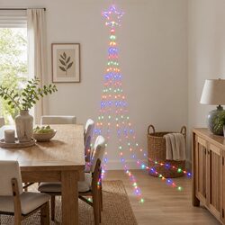 Cascading Solar LED String Lights with 320 Bulbs, 5M