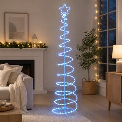 2.4M Solar LED Christmas Tree for Outdoor Decoration