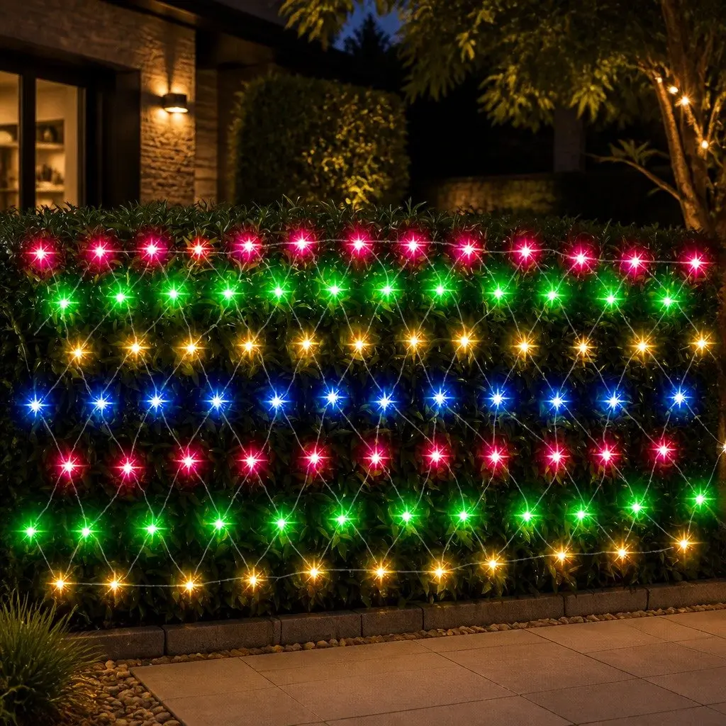 Net String Lights LED 5M x 3M Multicolour
