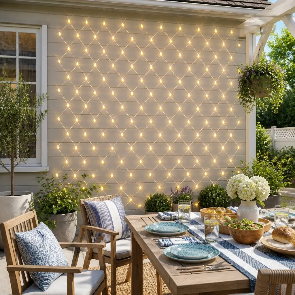 Christmas Net Lights 3M x 2M 504 LED Warm White