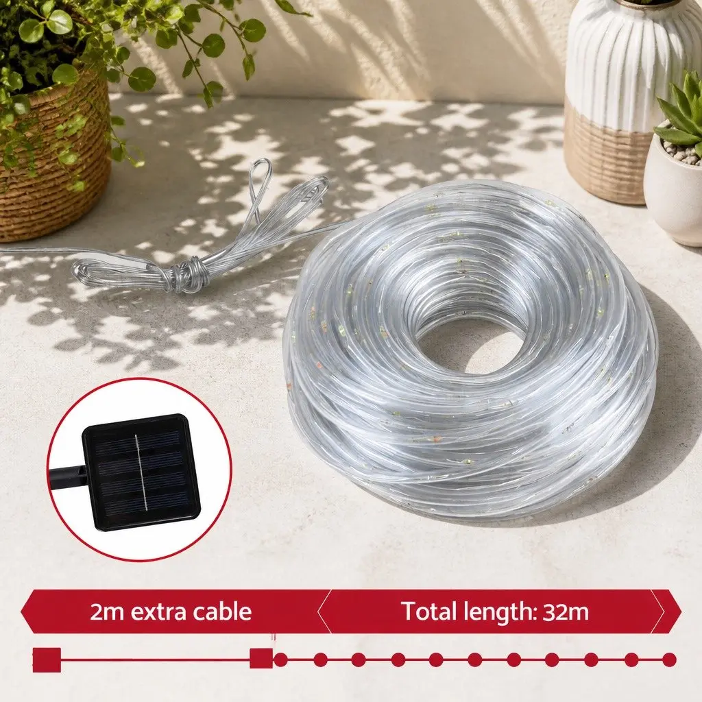 30M Rope Lights with 300 LED Multicolour Lights