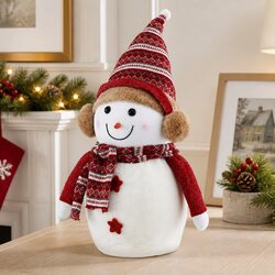 Premium Christmas Snowman Plush Ornament 45cm