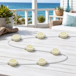 Premium 15M Solar LED Christmas String Lights with 36 Bulbs