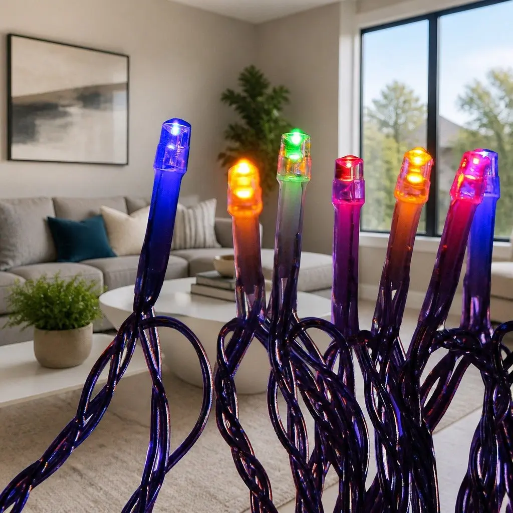 Christmas String Lights LED 50M Multi-Coloured Indoor Outdoor