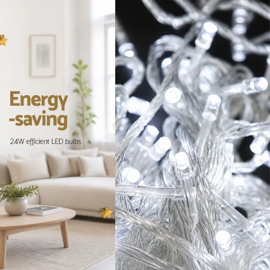 Christmas String Lights LED 100M Cool White Outdoor Indoor