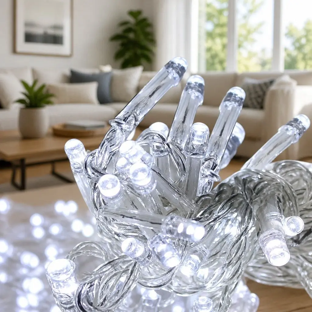 Christmas String Lights LED 100M Cool White Outdoor Indoor