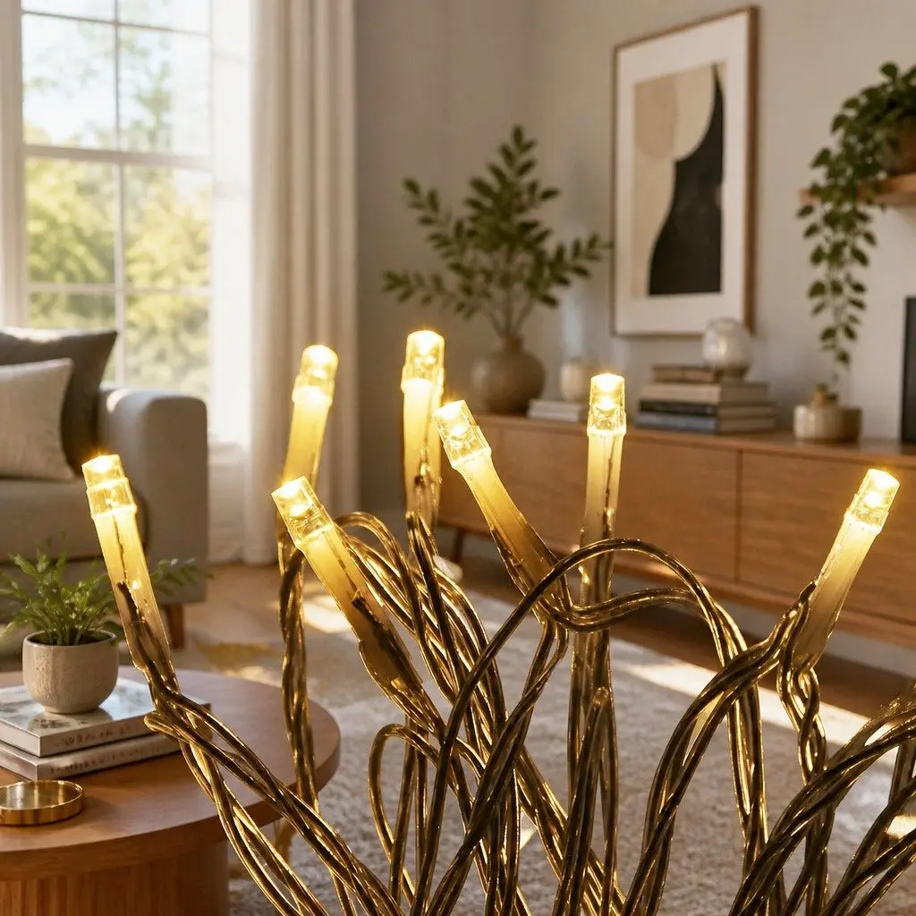 String Lights 100M Warm White LED Outdoor Indoor Decoration
