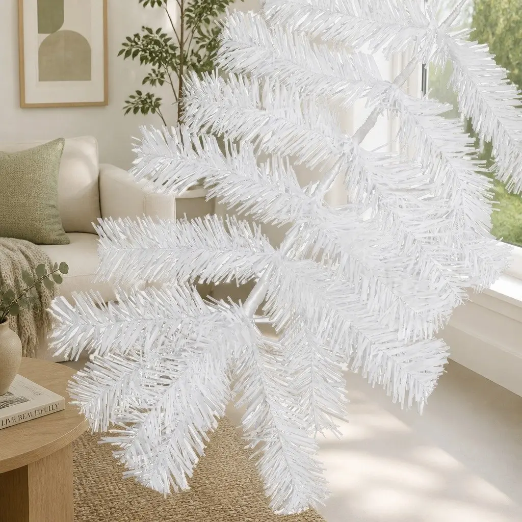 Christmas Tree PVC 1.5M White Compact Small Space Decor