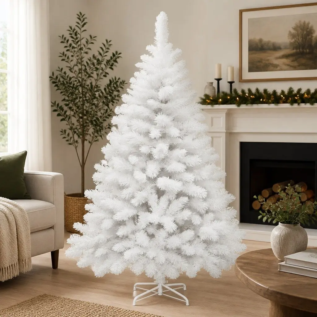 Christmas Tree PVC 1.8M White 670 Tips Indoor Outdoor Display