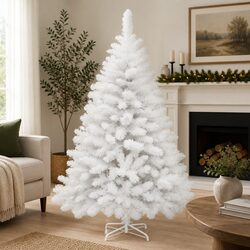 Durable White Christmas Tree 1.8M with 670 PVC Tips