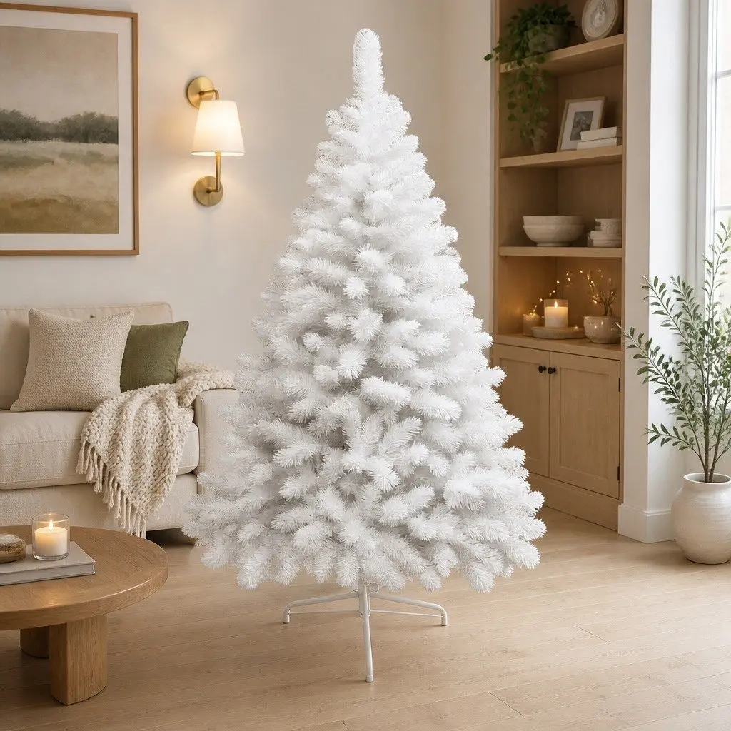 Christmas Tree PVC 1.8M White 670 Tips Indoor Outdoor Display