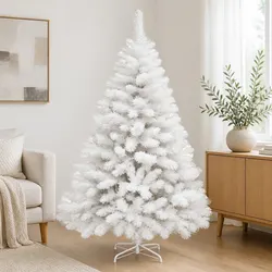 Impressive 2.1M White Christmas Tree with 900 Tips
