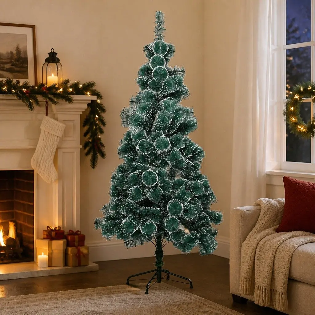 180cm Artificial Christmas Tree with Snow Flocked Tips
