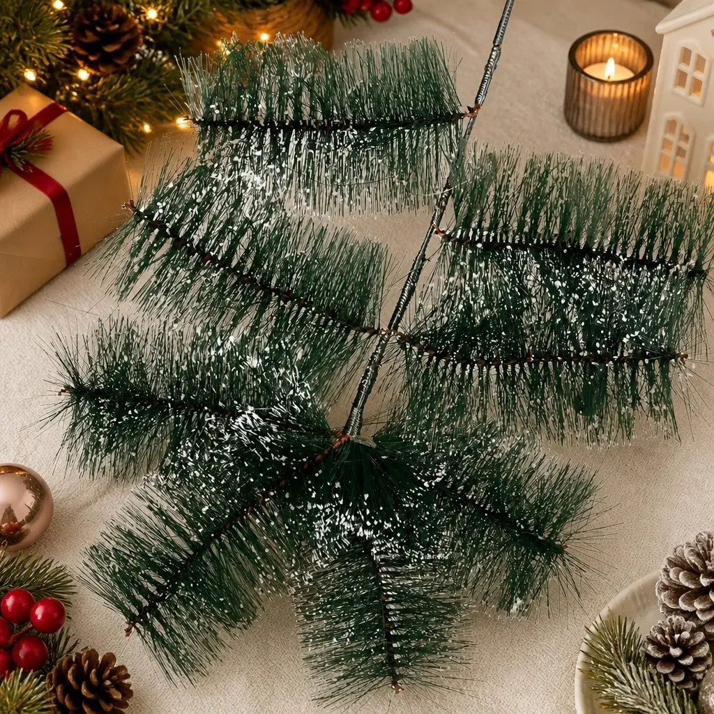 180cm Artificial Christmas Tree with Snow Flocked Tips