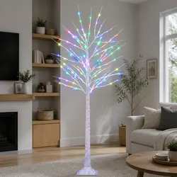 1.7M Christmas Tree with 120 RGB LED Lights & Remote Control