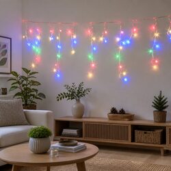 Multicolour Solar Icicle Lights 32M 960 LED