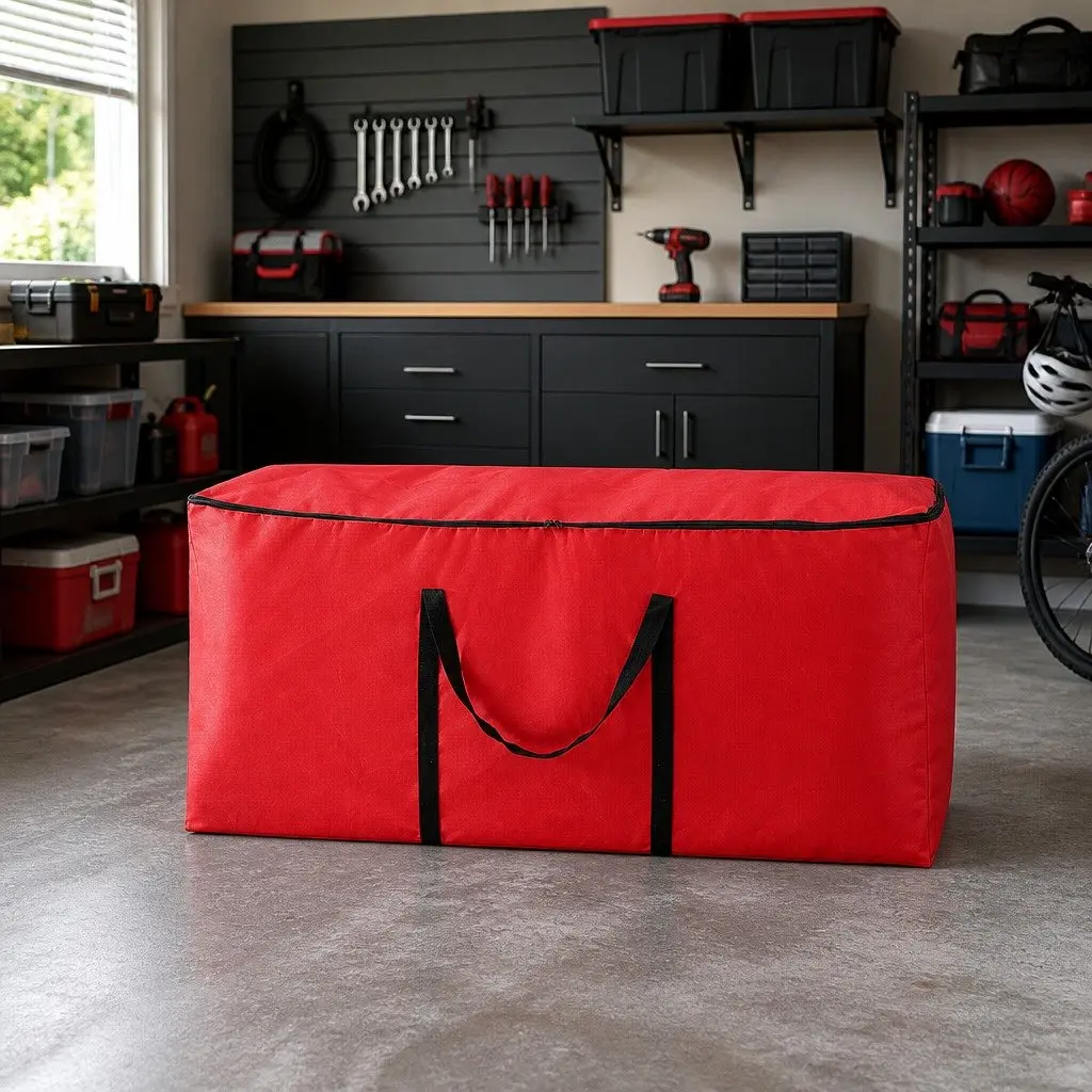 Red Christmas Tree Storage Bag for 8ft Trees