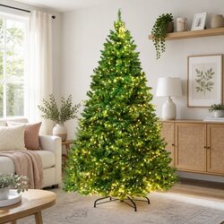 1.8m Pre-lit LED Christmas Tree with 874 Tips Green