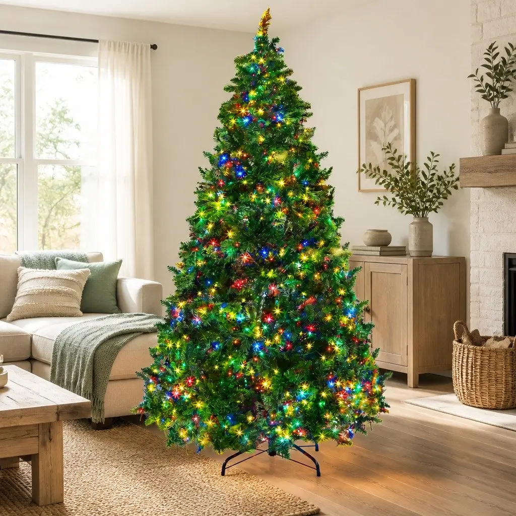 7FT Pre-lit Christmas Tree with 1134 LED Lights