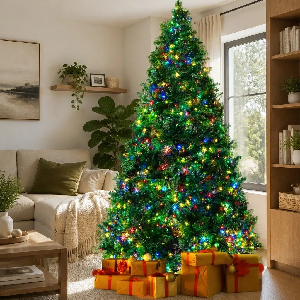 7FT Pre-lit Christmas Tree with 1134 LED Lights
