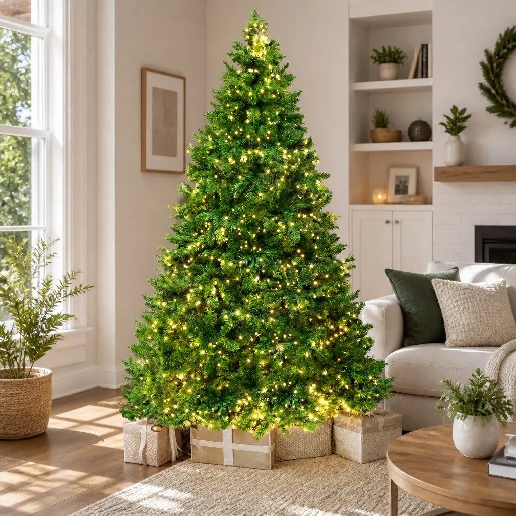 8FT Pre-lit Christmas Tree with 1488 LED Lights