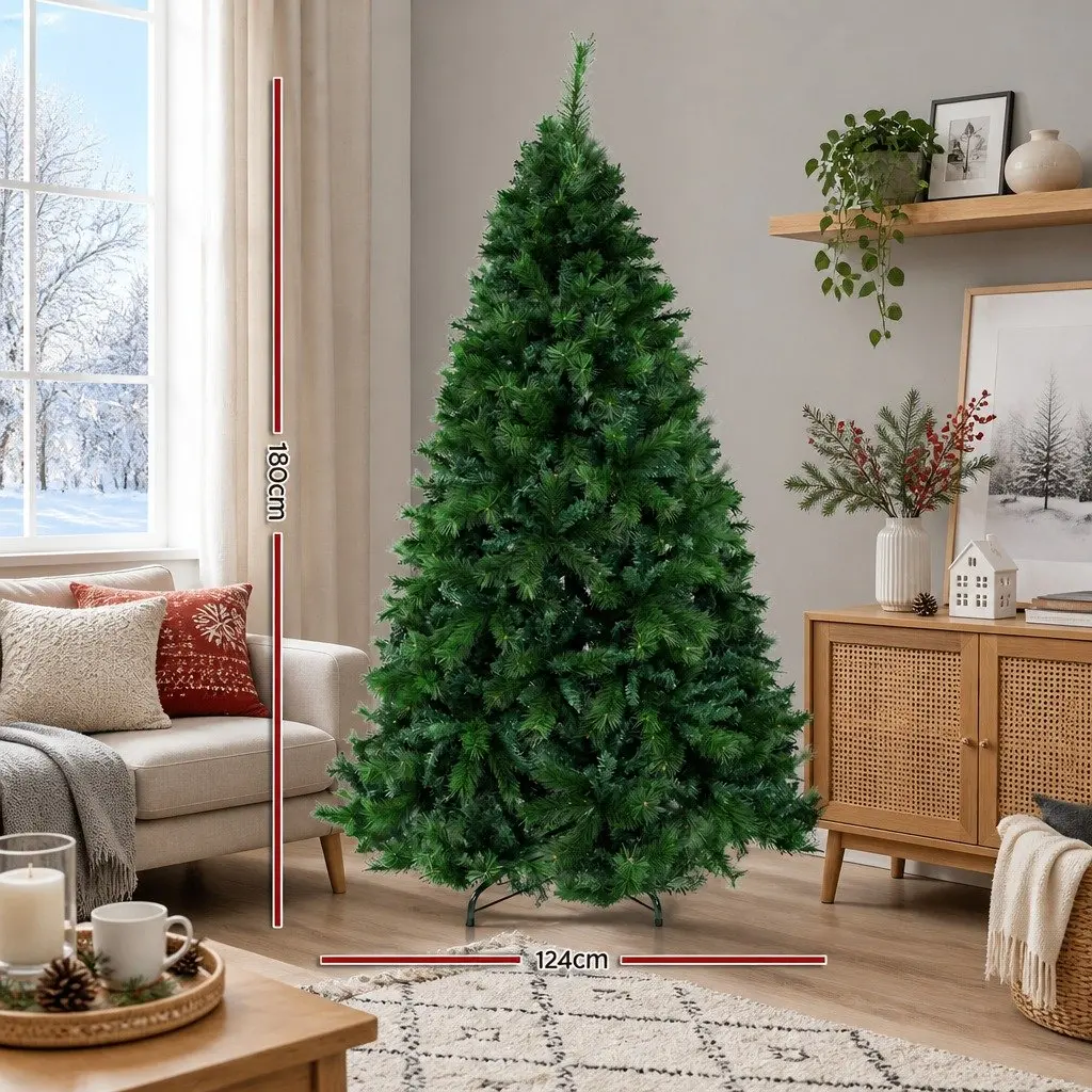 1.8M Green Christmas Tree with 1024 PVC Tips