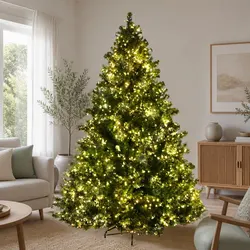 Sturdy 1.8M Pre-lit Christmas Tree with 1980 LEDs