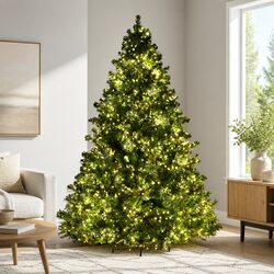 7FT Prelit Christmas Tree with 3000 LED Warm Lights