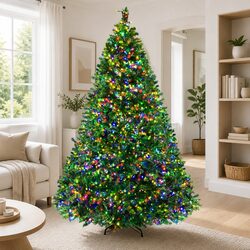 Premium 7FT Pre-lit Christmas Tree with 2800 LED Lights