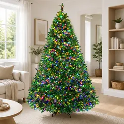 Premium 7FT Pre-lit Christmas Tree with 2800 LED Lights