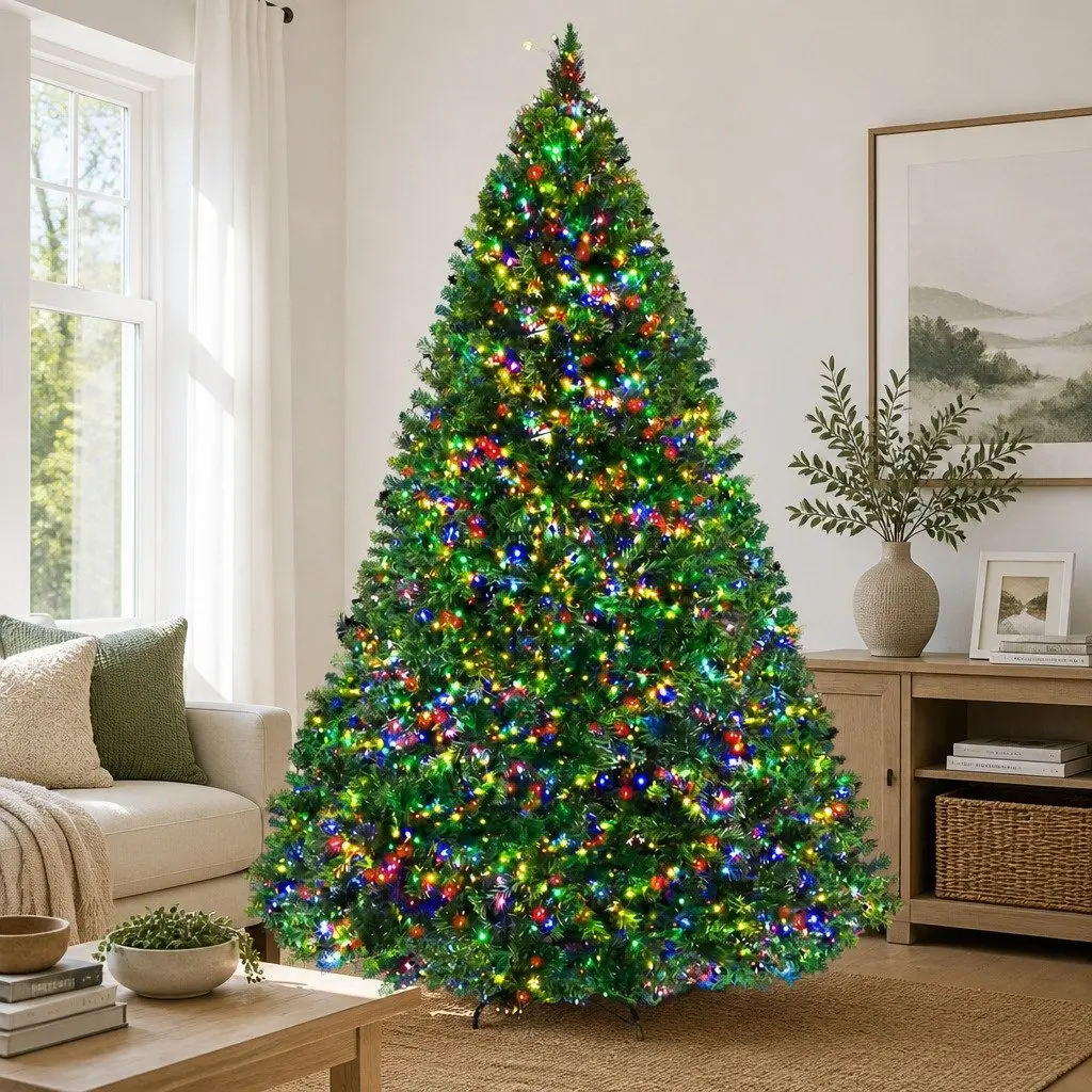 7FT Pre-lit Christmas Tree with 2800 LED Lights