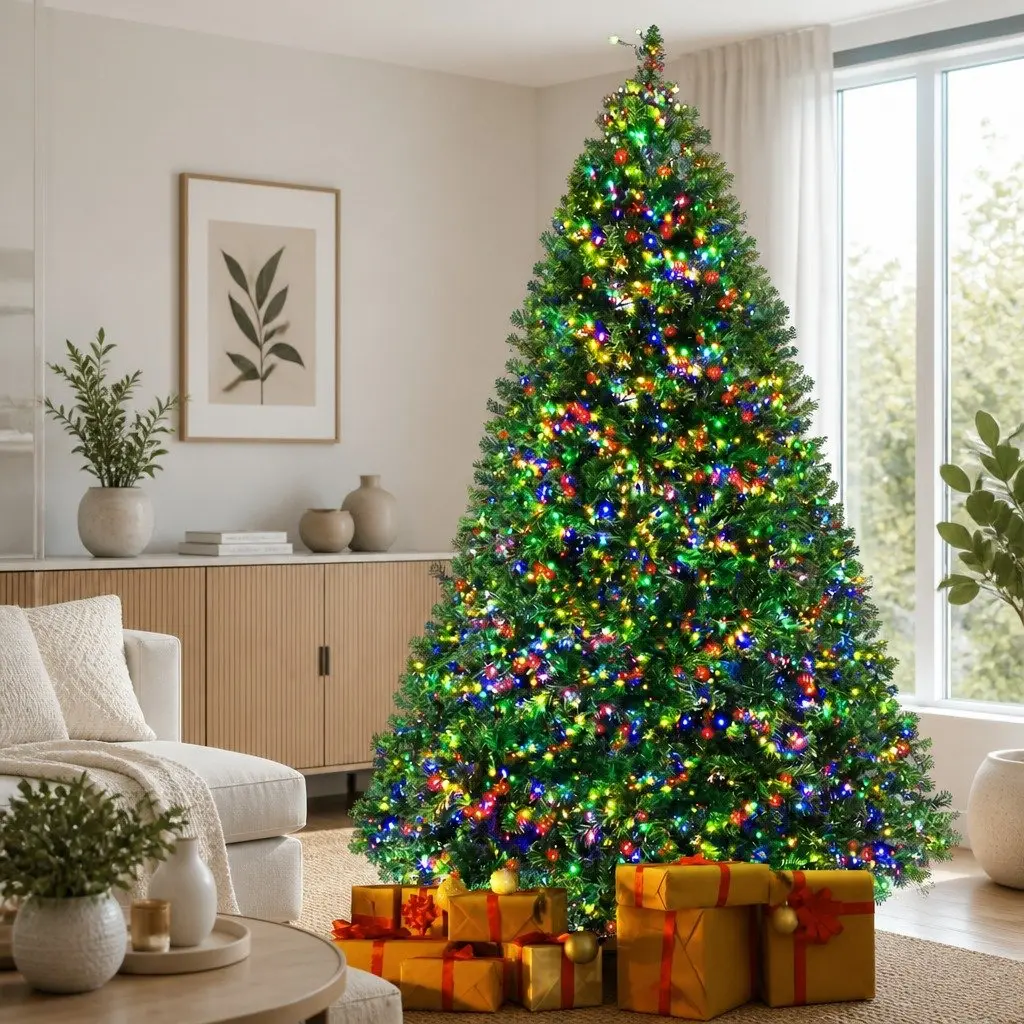 7FT Pre-lit Christmas Tree with 2800 LED Lights