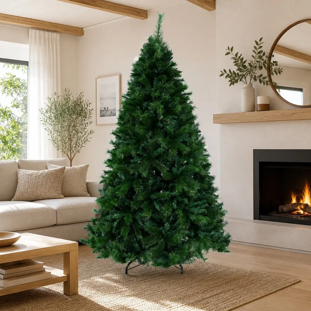 2.4M Green Christmas Tree with 2100 Tips