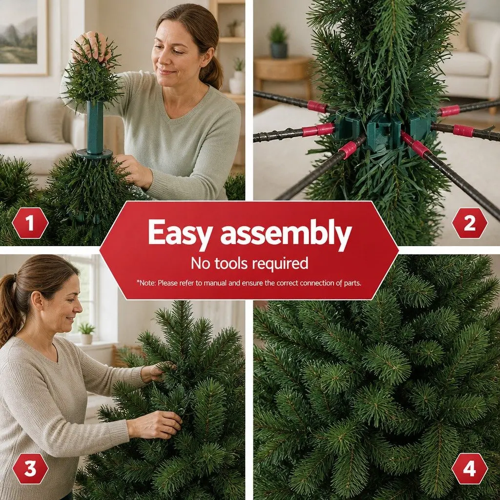 2.4M Green Christmas Tree with 2100 Tips