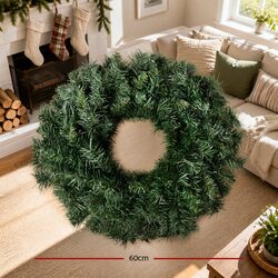 Premium 60cm Christmas Wreath with 420 PVC Tips