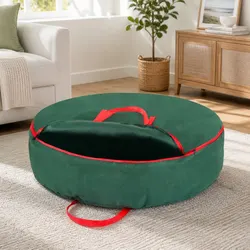 Premium Green Christmas Garland Wreath Storage Bag 90cm