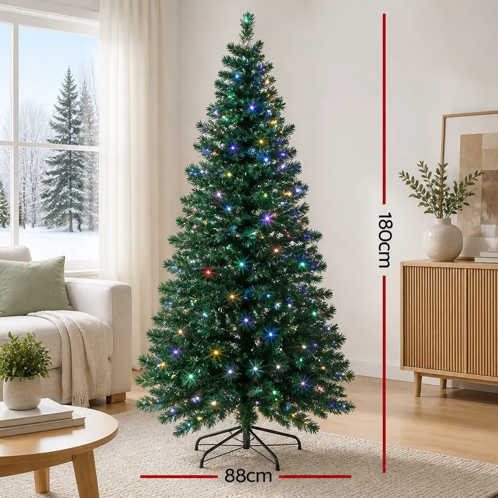 6FT Green Optic Fibre LED Christmas Tree