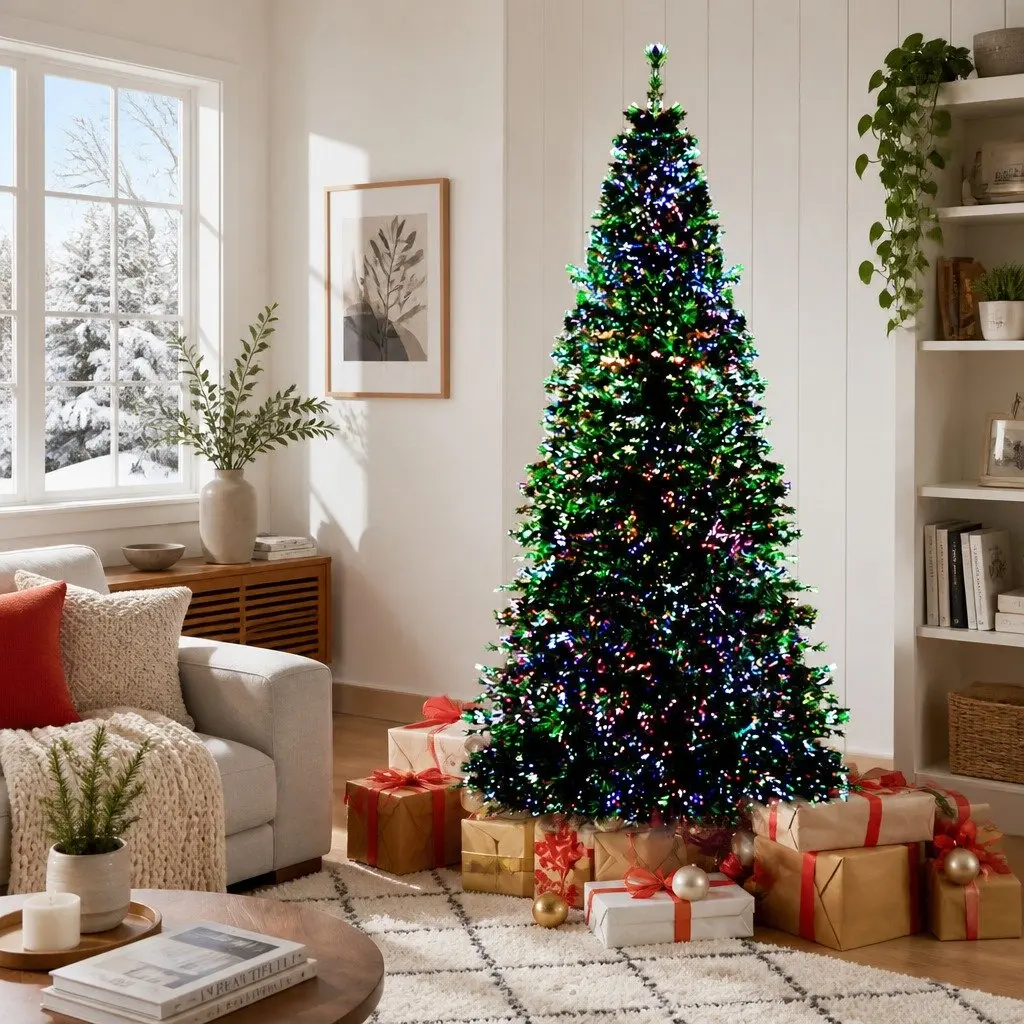 6FT Green Optic Fibre LED Christmas Tree