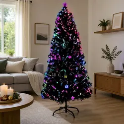 6ft Pre-lit Christmas Tree with Twinkling LED Lights