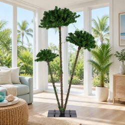 3-in-1 LED Christmas Palm Tree for Holiday Decor