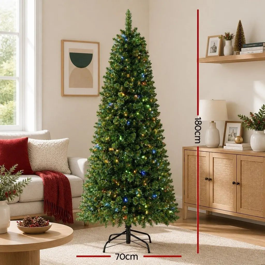 Pre-lit Christmas Tree 1.8M with 200 LED Lights