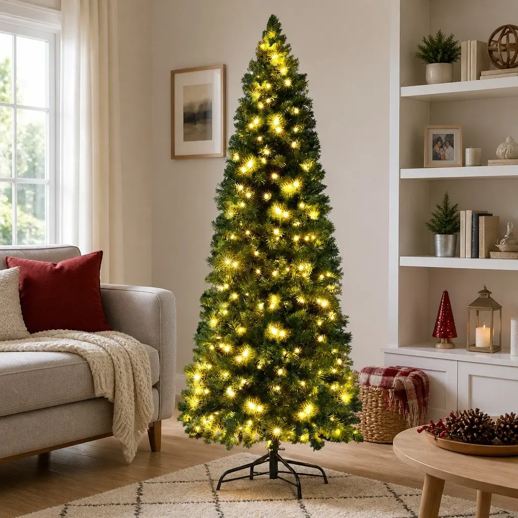 Pre-lit Christmas Tree 1.8M with 200 LED Lights
