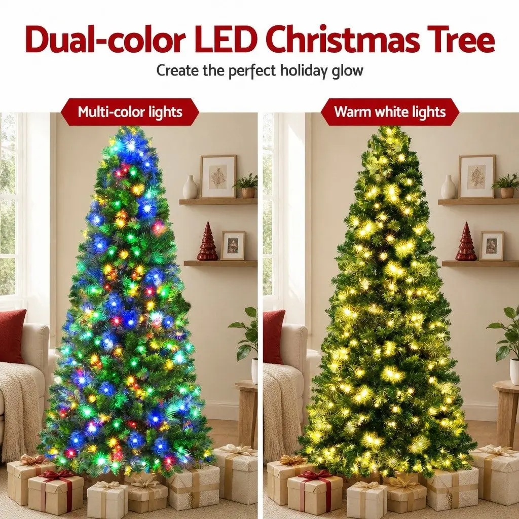 Pre-lit Christmas Tree 1.8M with 200 LED Lights