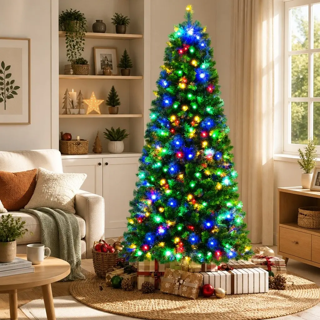 Pre-lit Christmas Tree 1.8M with 200 LED Lights