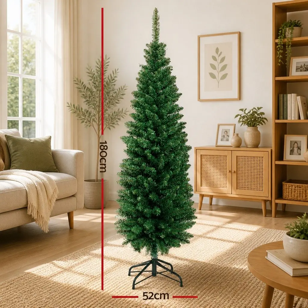 6FT Green Christmas Tree with 300 PVC Tips
