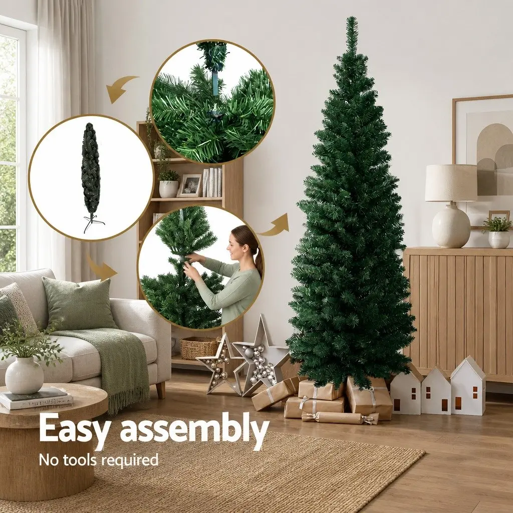 6FT Green Christmas Tree with 300 PVC Tips