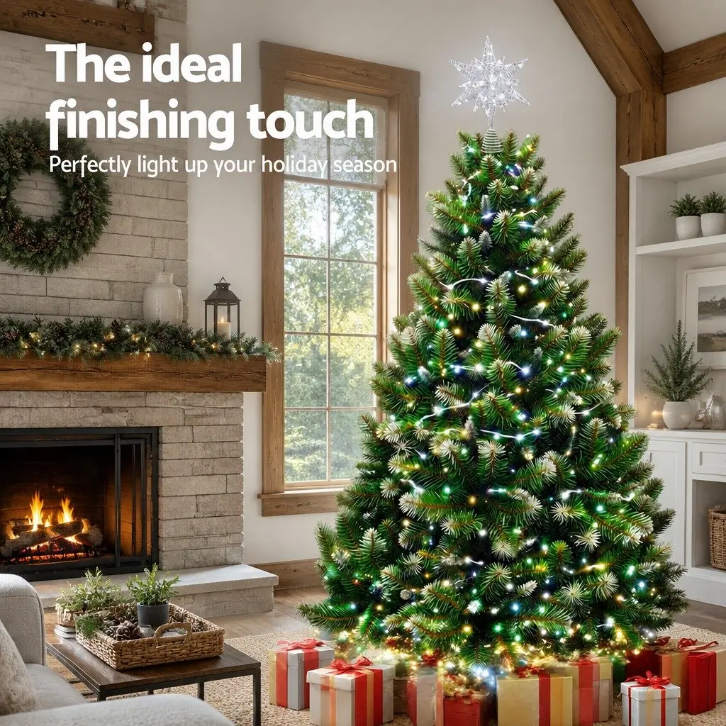 3D Christmas Tree Topper Star with LED Lighting